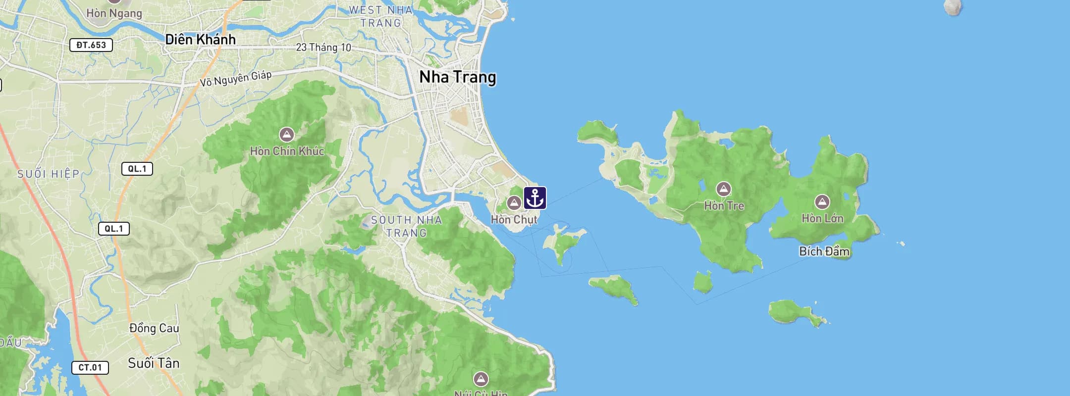 Map of Nha Trang