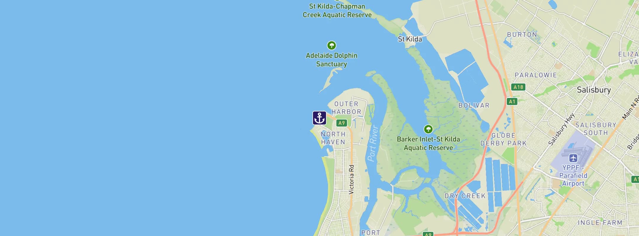 Map of Adelaide