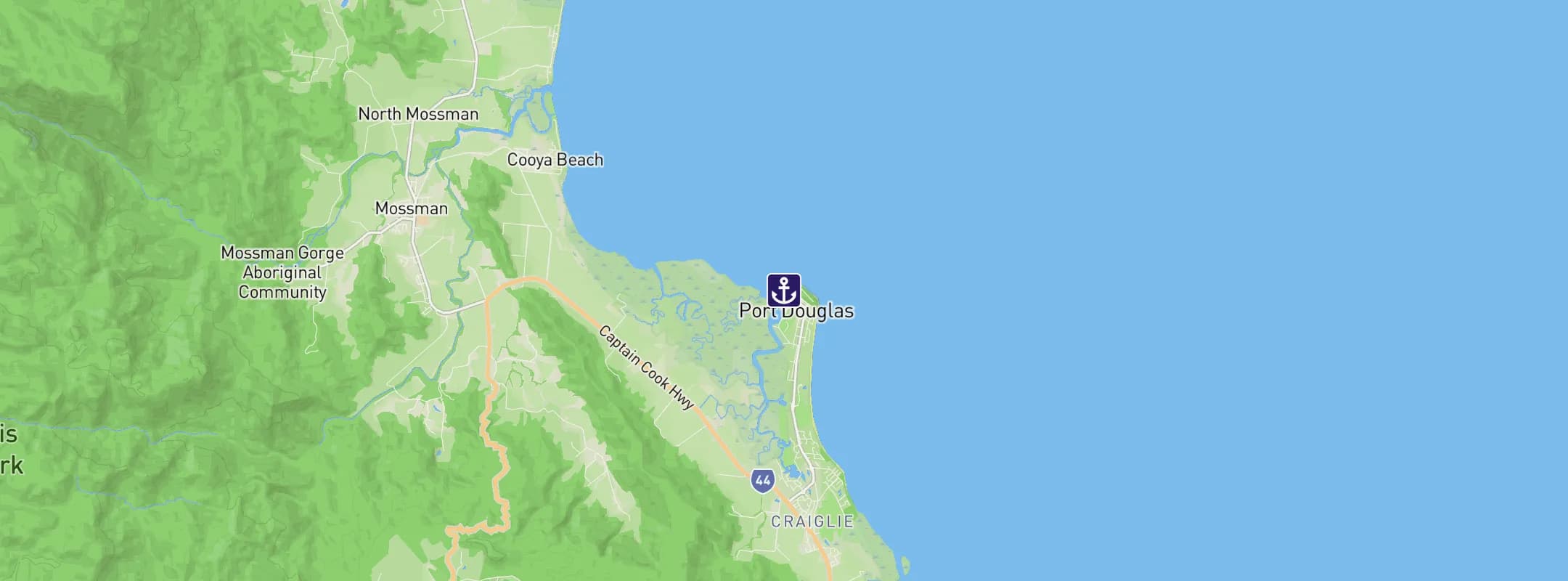 Map of Port Douglas