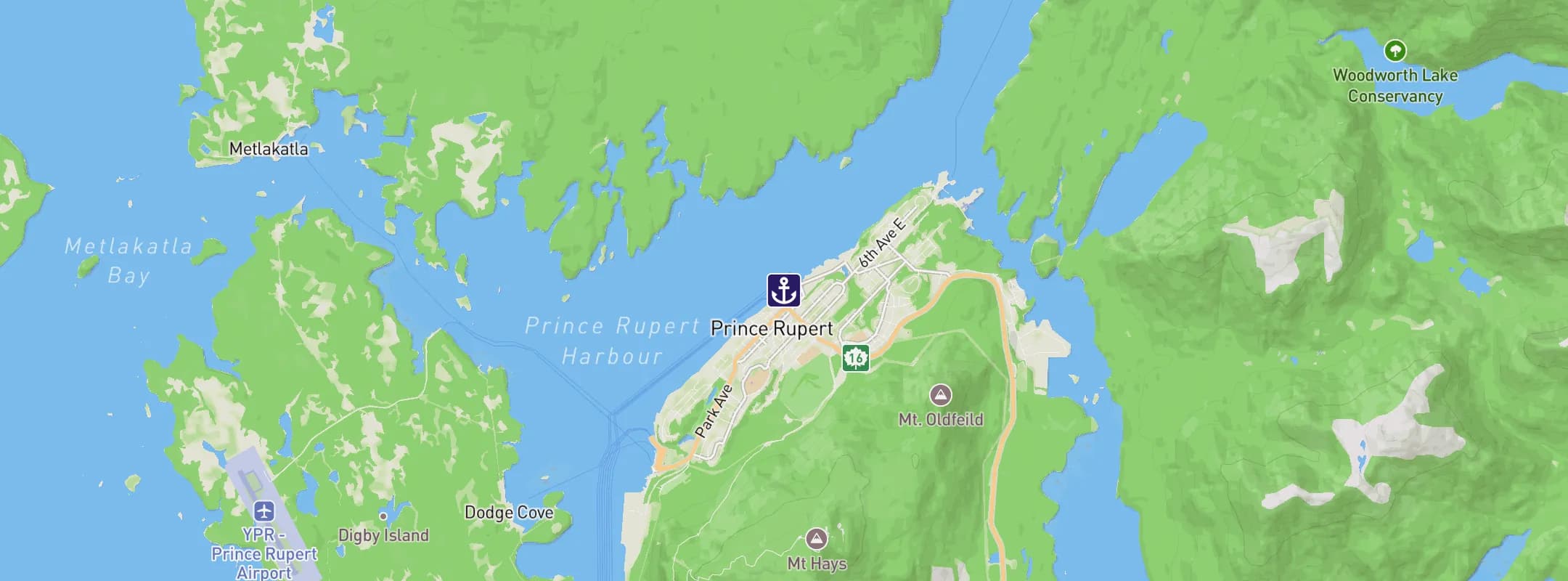Prince Rupert cruise port