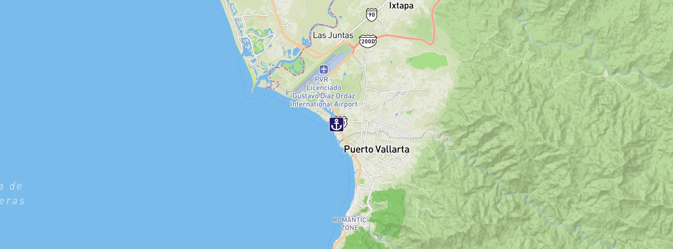 Map of Puerto Vallarta