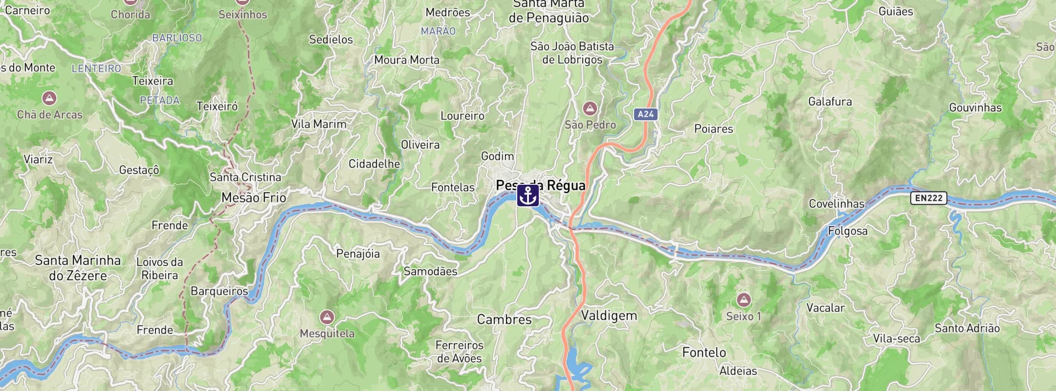 Map of Regua