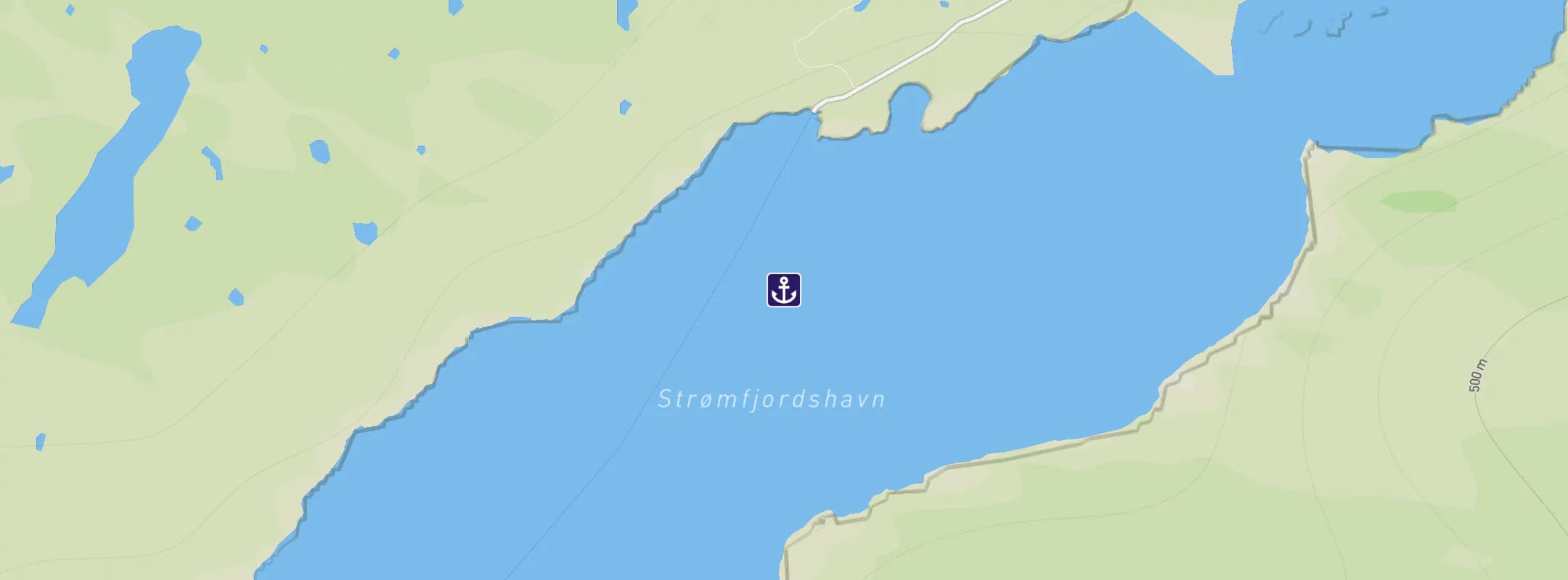 Map of Kangerlussuaq