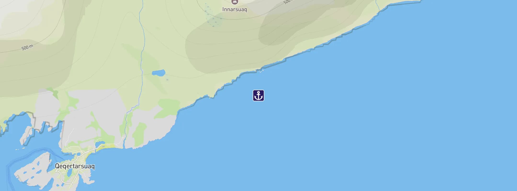 Map of Qeqertarsuaq