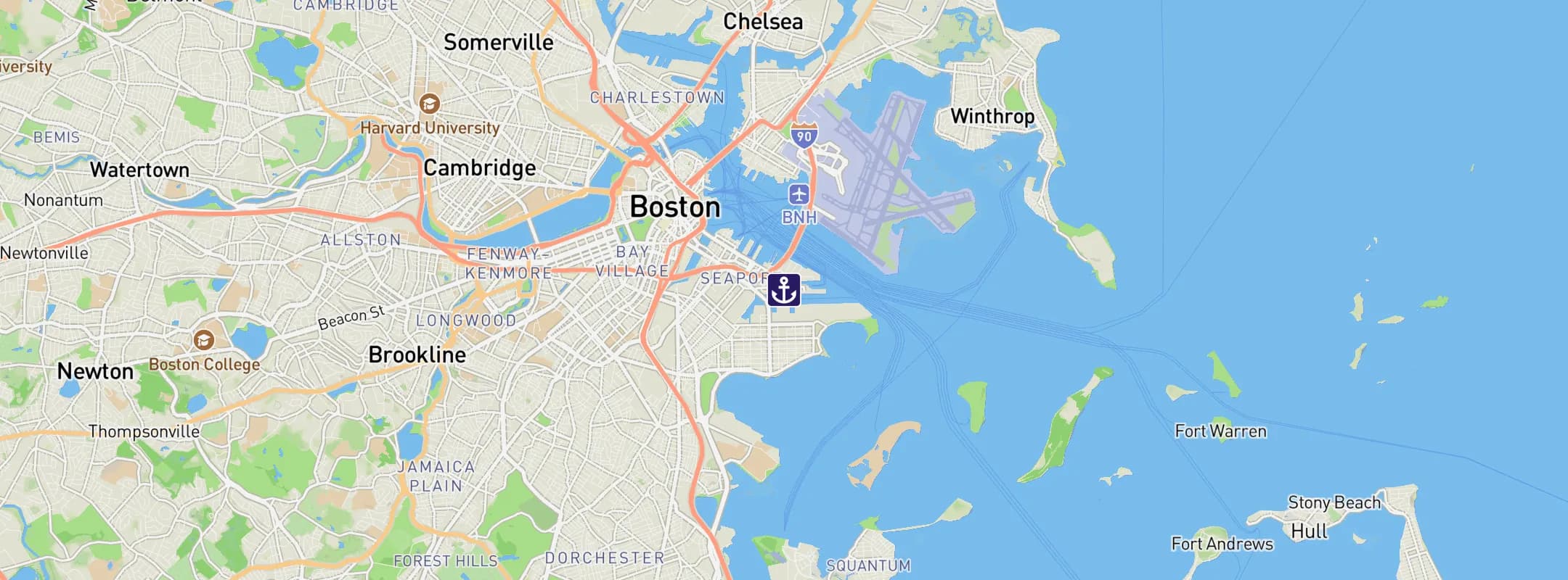 Map of Boston