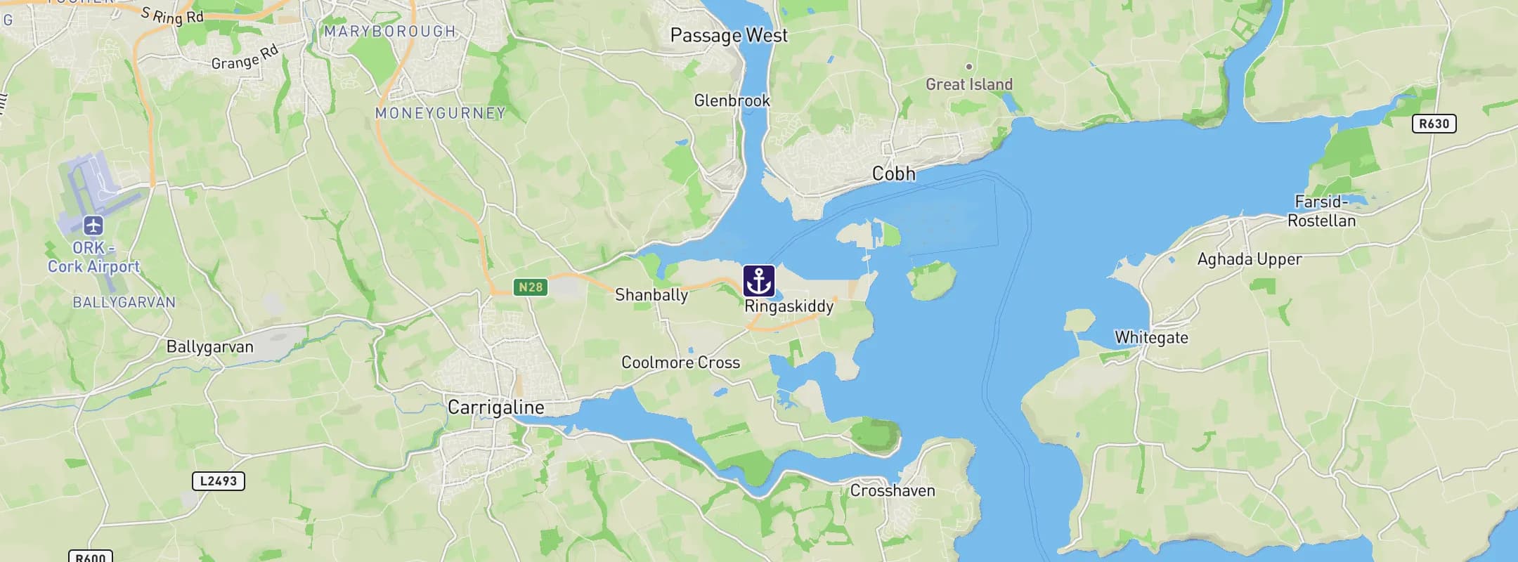 Map of Ringaskiddy