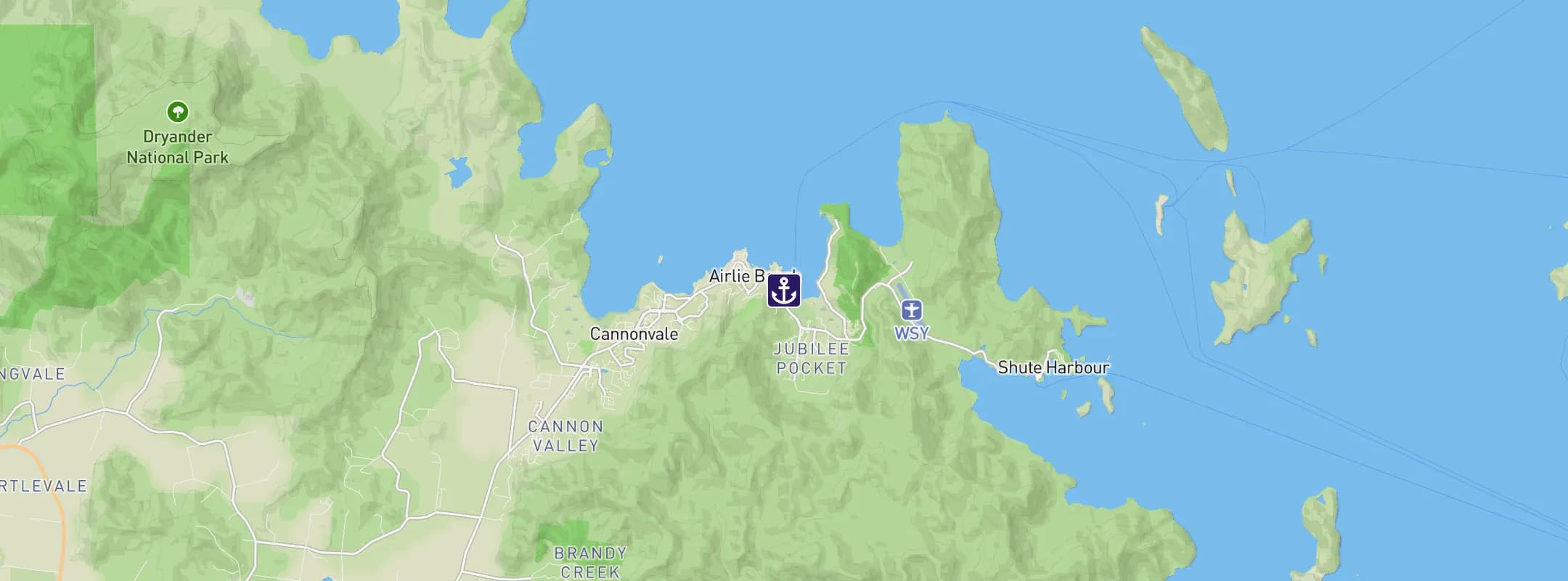 Map of Airlie Beach