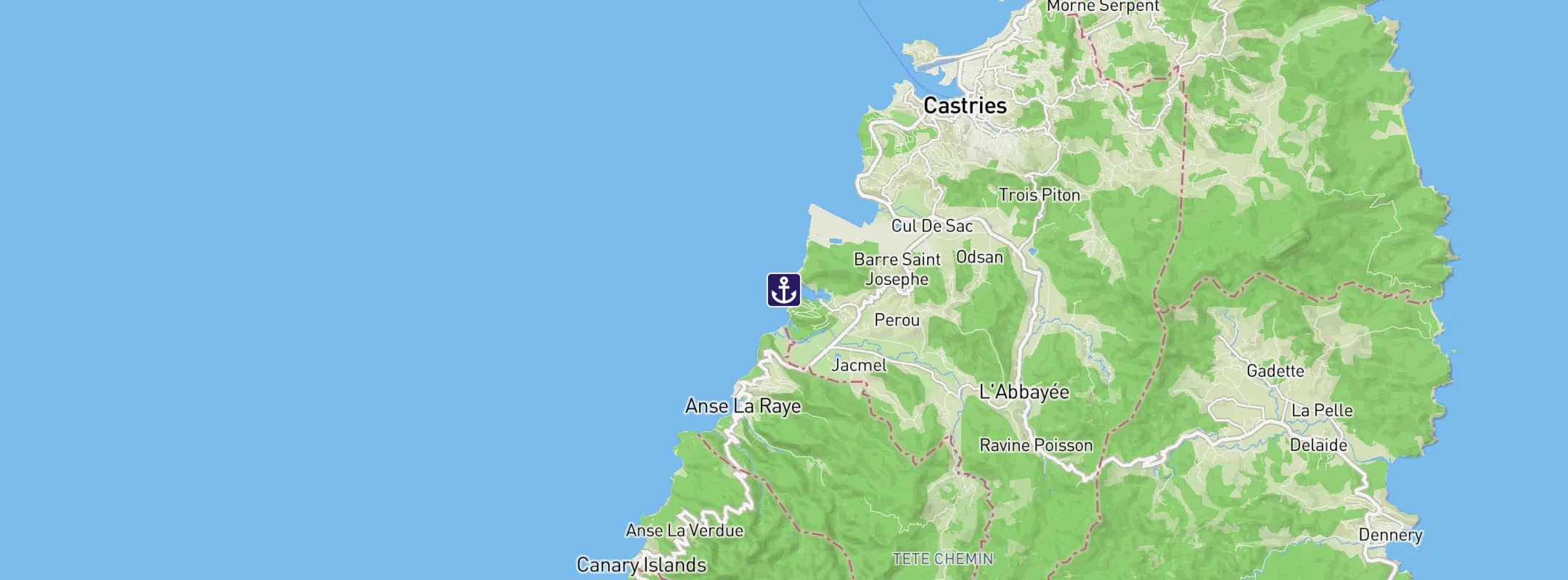 Map of Marigot