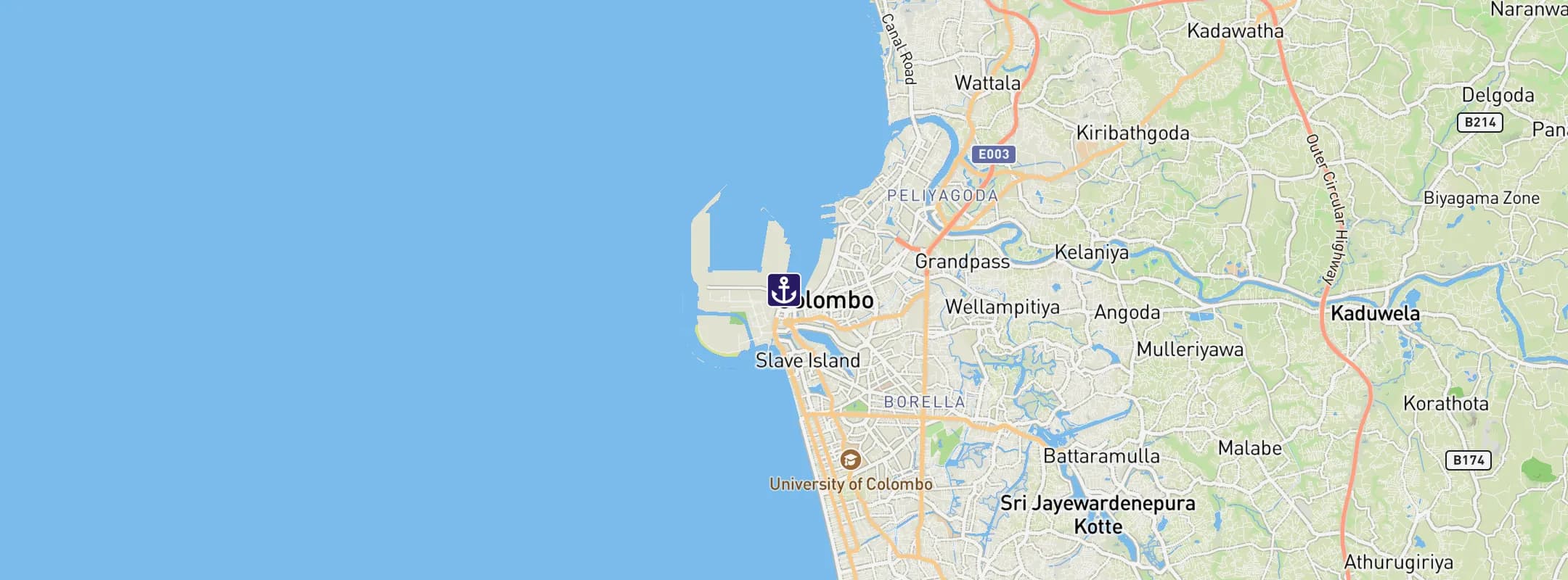 Map of Colombo