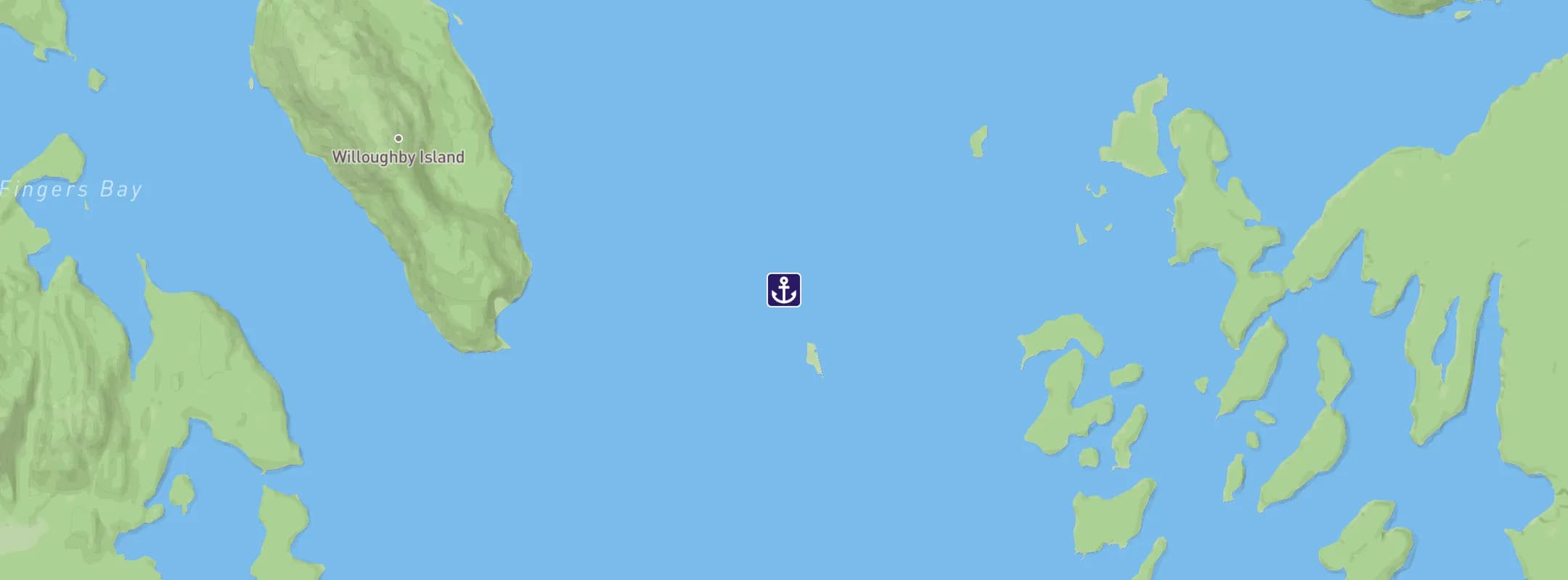 Map of Glacier Bay