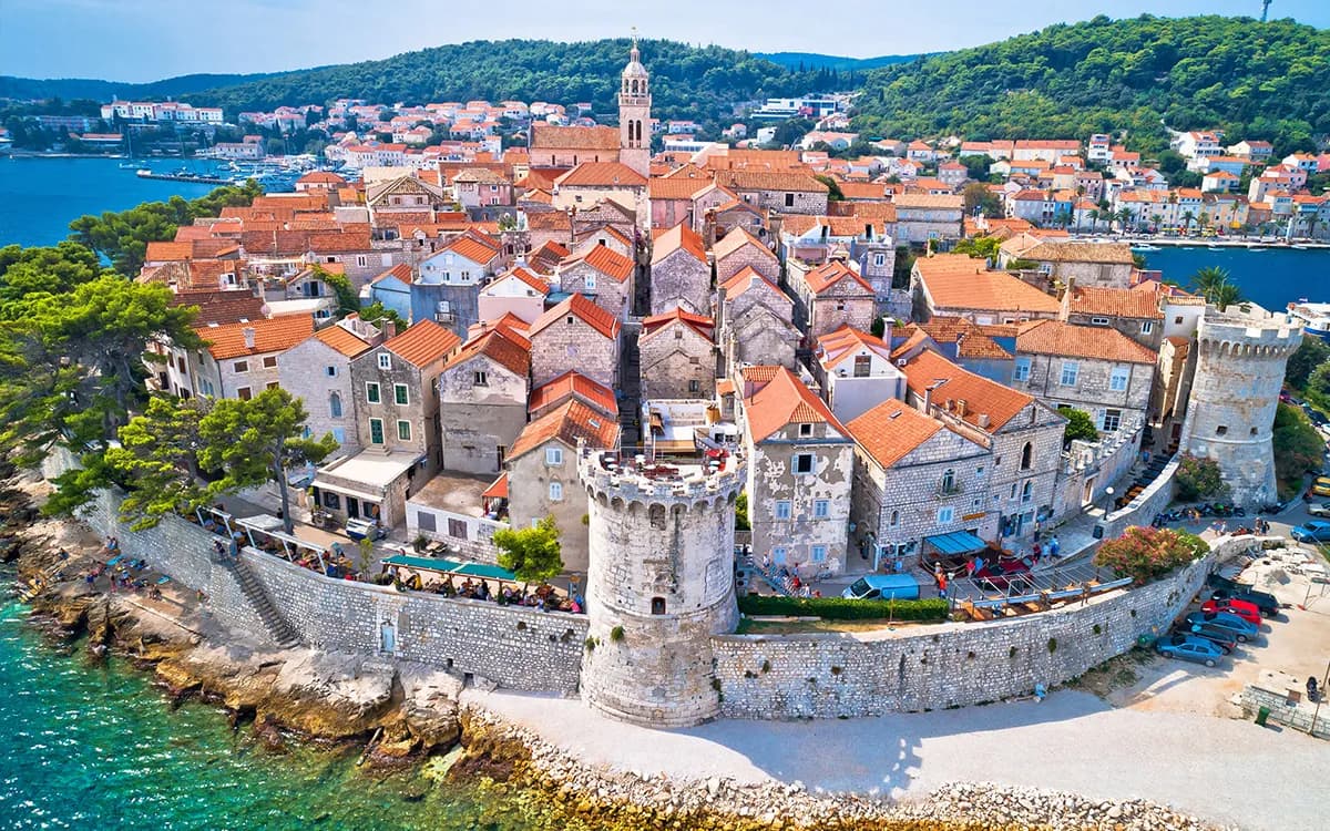 Korcula Island Croatia cruise port