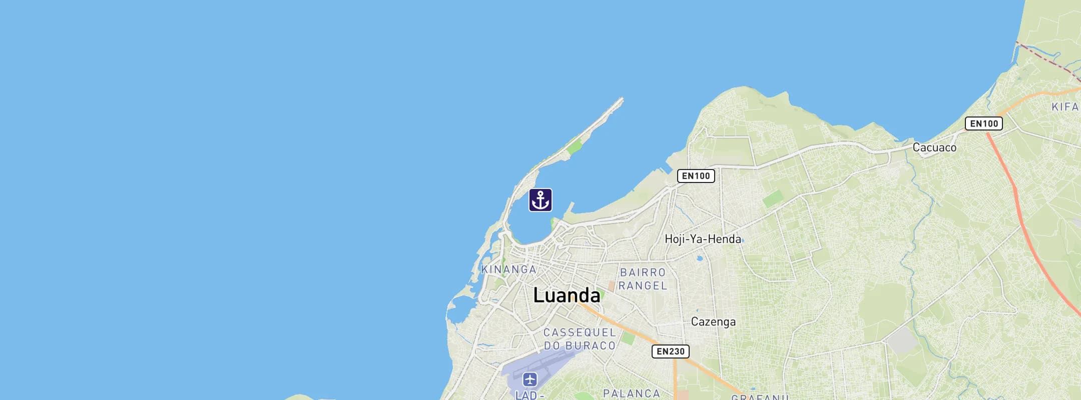Map of Luanda