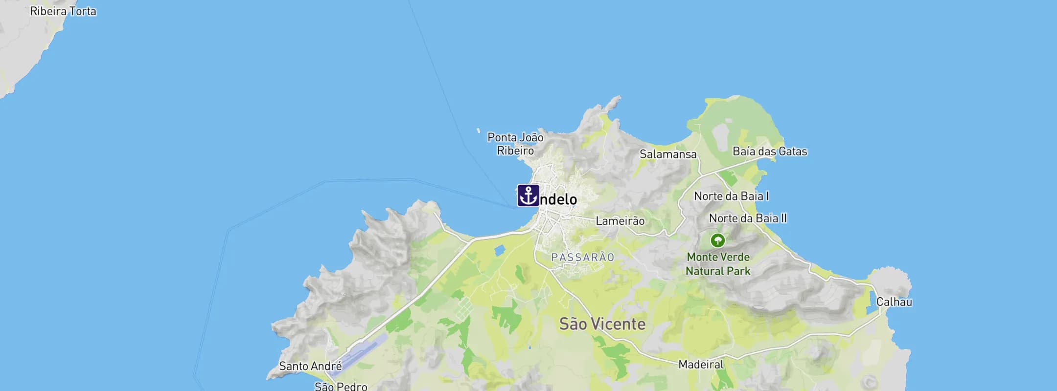 Map of Mindelo