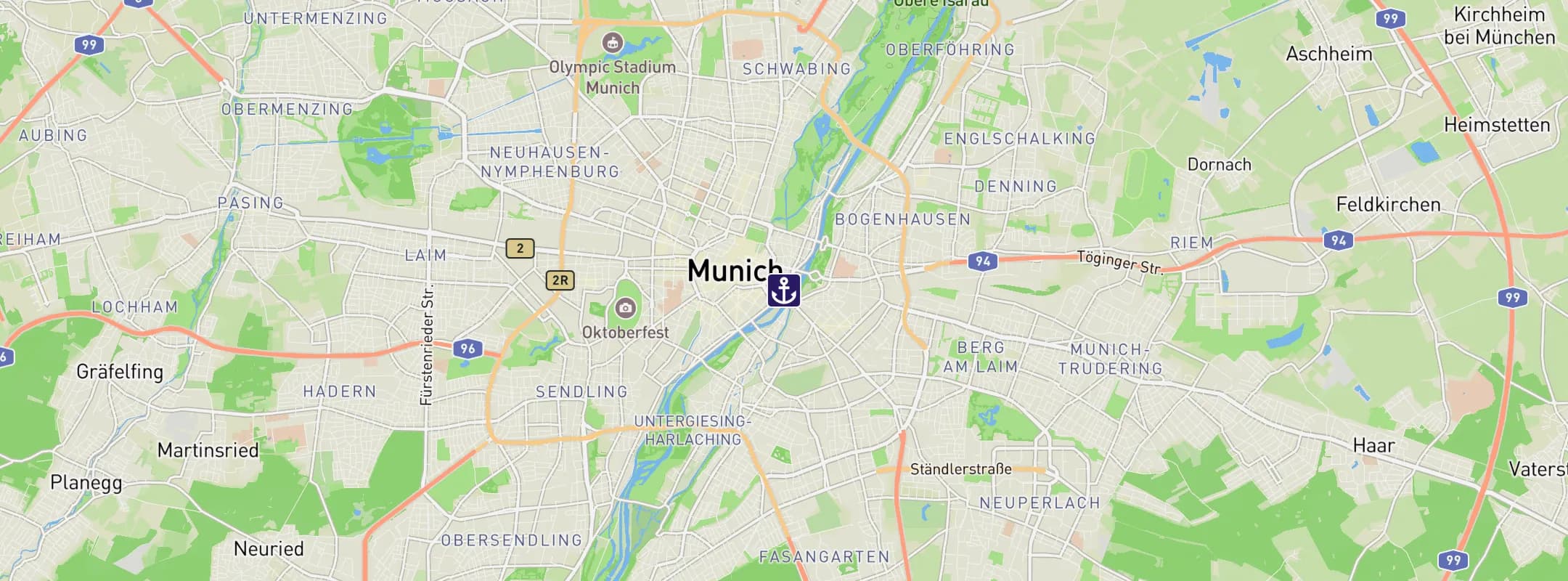 Map of Munich