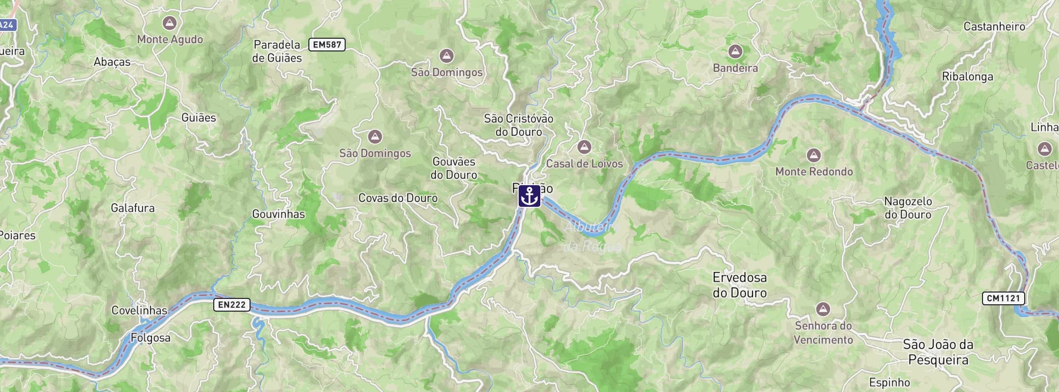 Map of Pinhao