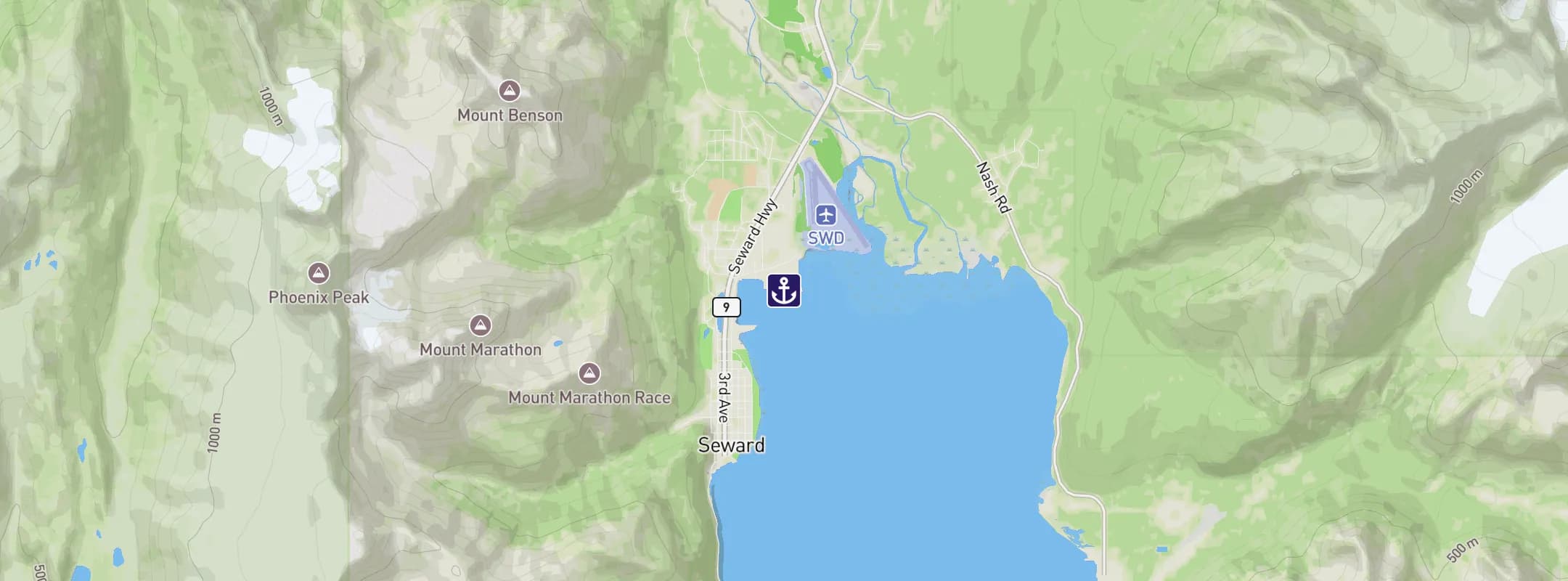 Map of Seward