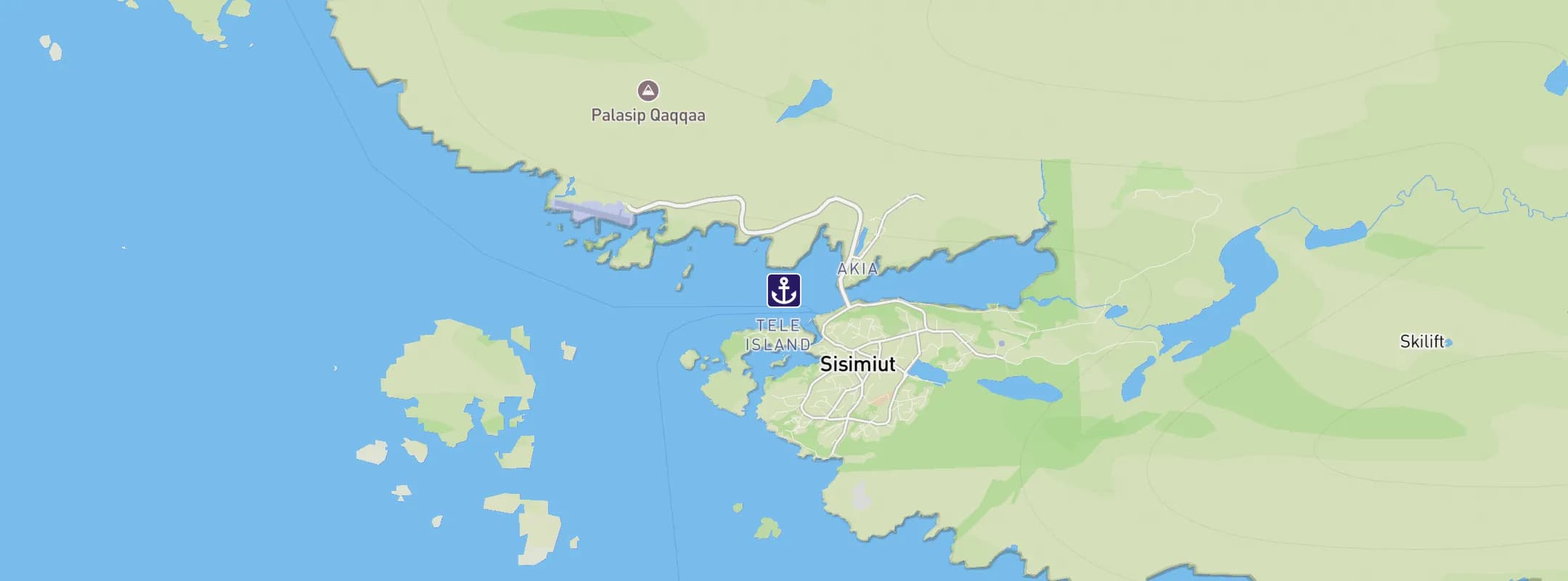 Map of Sisimiut