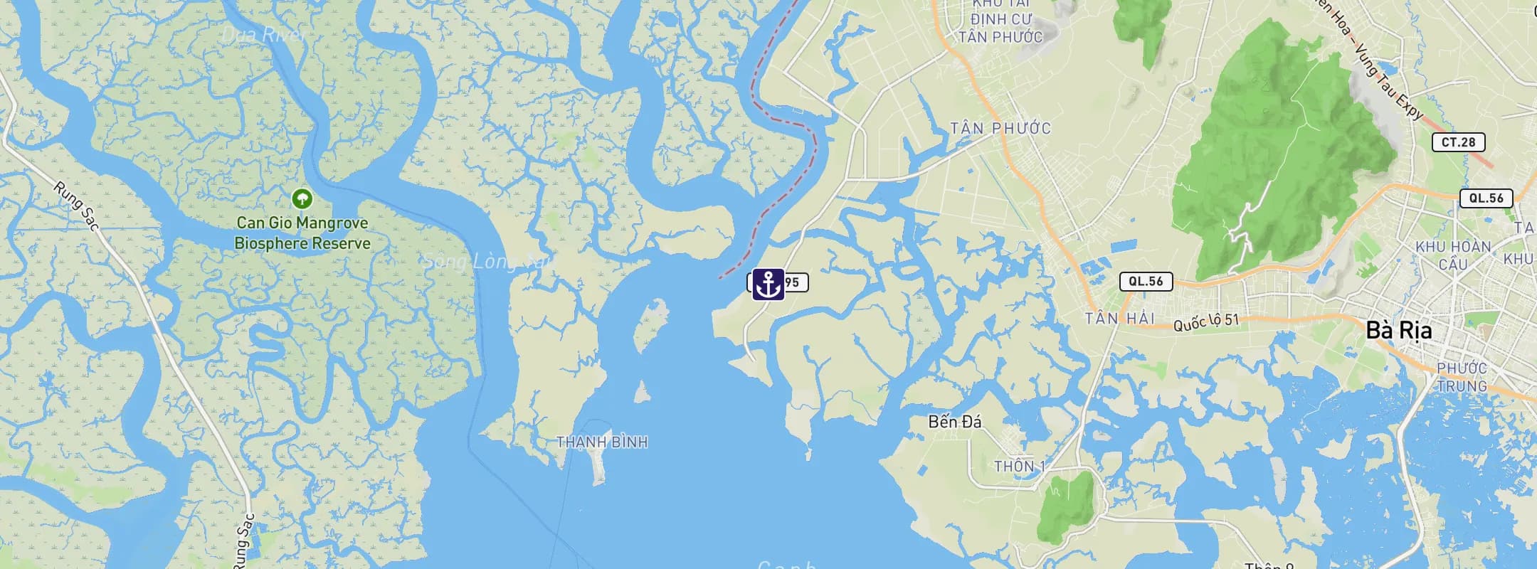 Map of Phu My