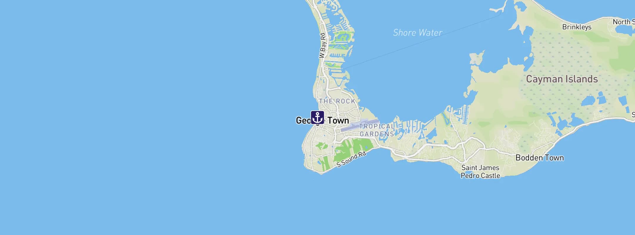 Map of George Town