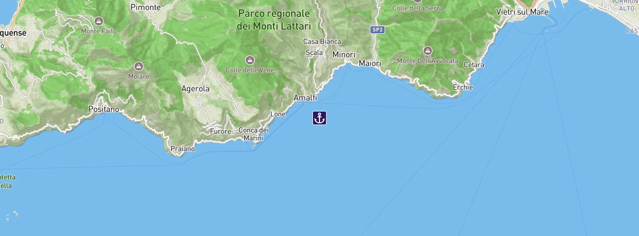 Map of Amalfi