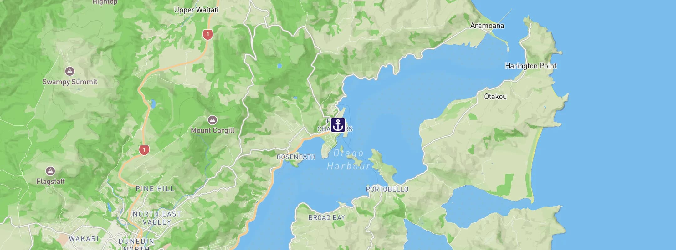 Map of Port Chalmers