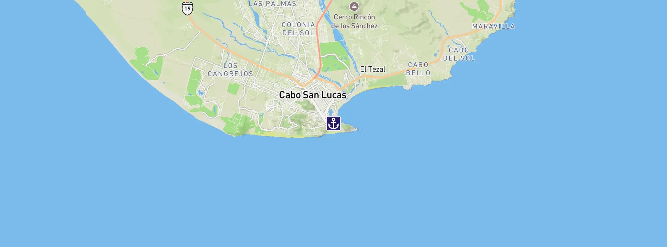 Map of Cabo San Lucas