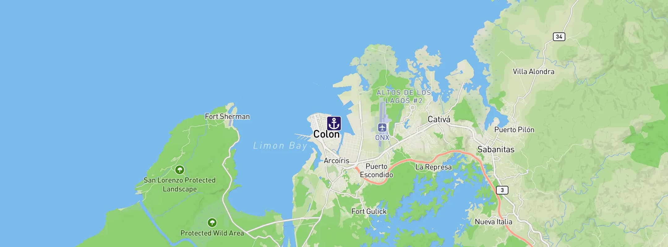Map of Colon