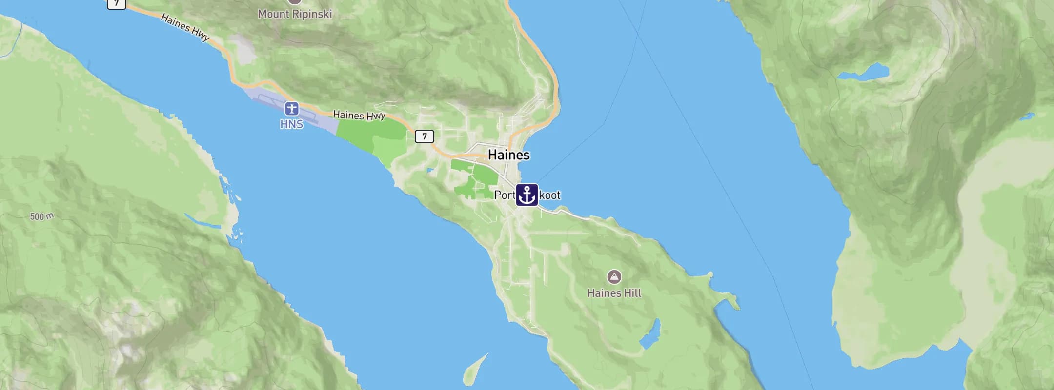 Map of Haines
